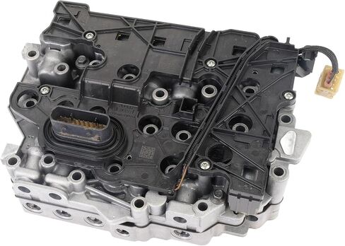 جسم صمام ناقل الحركة مع ملف لولبي 6 سرعات، جسم صمام علبة التروس متوافق مع Ford Taurus Fusion Escape Explorer Edge Transit Connect Lincoln MKC MKZ MKT 09 up يستبدل AL8Z7G391A 6F35 in Kuwait