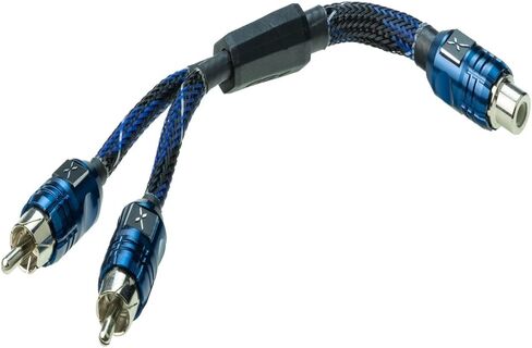 Scosche EFX Delta D12X6 كابلات صوت RCA Interconnect ذات 6 قنوات متعددة النواة - كابل موصل ستيريو للسيارة 6CH OFC - 12 قدم ذكر إلى ذكر in Saudi Arabia