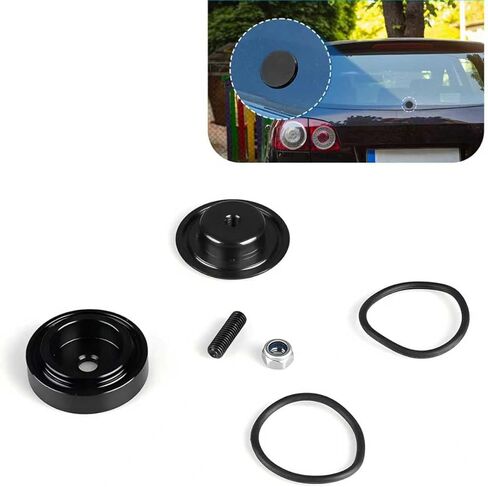 Car Wiper Plug, Rear Window Wiper Arm Cover for 30mm-40mm, Alloy Wiper Delete Kit Block Off Plug with Sealing Ring, Compatible with Honda Civic and Acura RSX (Red) in Saudi Arabia