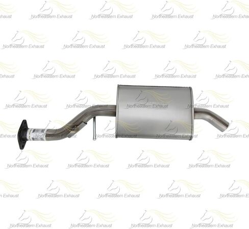 Exhaust Resonator Pipe Compatible for 2007 Mazda CX-9 3.5L | 2008-2015 Mazda CX-9 3.7L | Stainless Steel | Northeastern Exhaust | Includes Gasket, Clamps, Bolt Kit | Direct-Fit Replacement in Kuwait