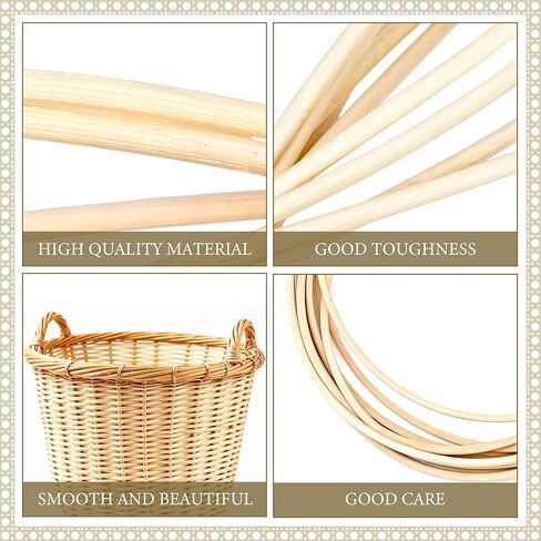 15 Pcs Rattan Repair Kits - Rattan Caning Material for Chairs and Cabinets, Woven Open Mesh Wicker Repair Kit for DIY Home Projects and Furniture in Kuwait