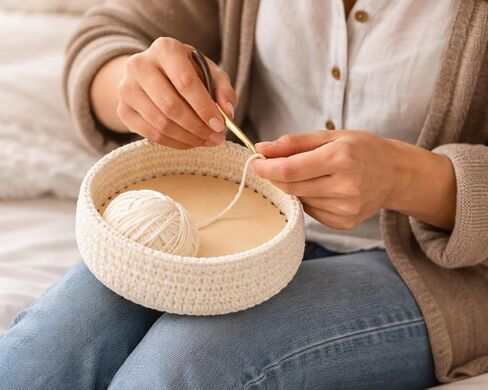 DS. DISTINCTIVE STYLE 5Pcs Wooden Basket Bottom for Crochet, Wood Base for Basket Weaving Supplies Knitting Craft in Kuwait