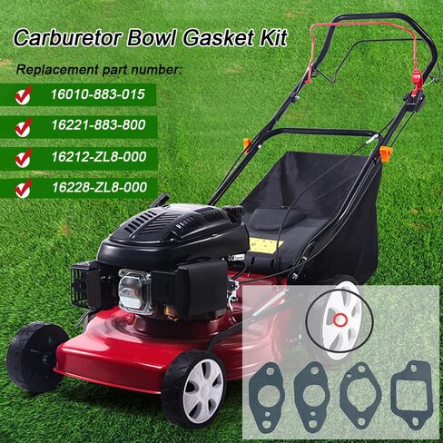16010-883-015 حشية وعاء المكربن متوافقة مع Honda GCV160 GCV190 GC160 GC190 GCV135 G150 G200 G300 G400 جزازات العشب HRX217، HRR216، HR21، HRT216، HRS216، HRZ216، HRB216، HRB217 in Kuwait