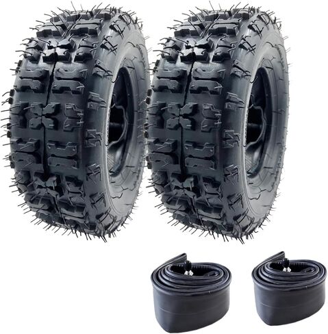 13x5x6 13x5.00-6 إطار وأنبوب داخلي لمقطورة حديقة منفاخ الثلج الدوارة رباعية 4 عجلات دراجة صغيرة تيلر عربة جولف ATV عربة حديقة 2 حزمة in Kuwait