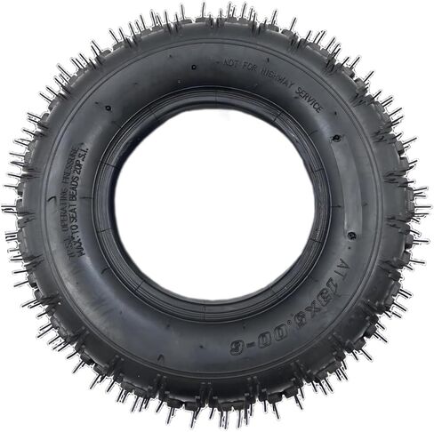 13x5x6 13x5.00-6 إطار وأنبوب داخلي لمقطورة حديقة منفاخ الثلج الدوارة رباعية 4 عجلات دراجة صغيرة تيلر عربة جولف ATV عربة حديقة 2 حزمة in Kuwait