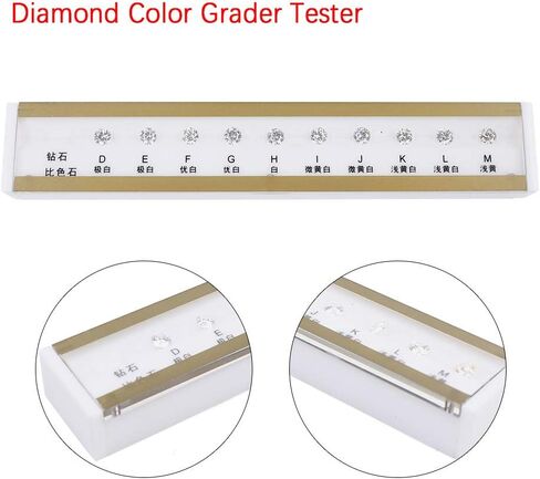 مجموعة 10 ألوان من GIA Master Set 10 قيراط من الألماس لتدرج الألوان، أداة اختبار الألوان للمجوهرات الاحترافية D-M مجموعة ممهدات لمؤسسات تقييم المجوهرات، ومؤسسات التدريب، والتحكم في تصنيف المتجر in Kuwait