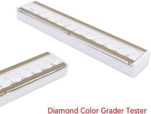 مجموعة 10 ألوان من GIA Master Set 10 قيراط من الألماس لتدرج الألوان، أداة اختبار الألوان للمجوهرات الاحترافية D-M مجموعة ممهدات لمؤسسات تقييم المجوهرات، ومؤسسات التدريب، والتحكم في تصنيف المتجر in Kuwait