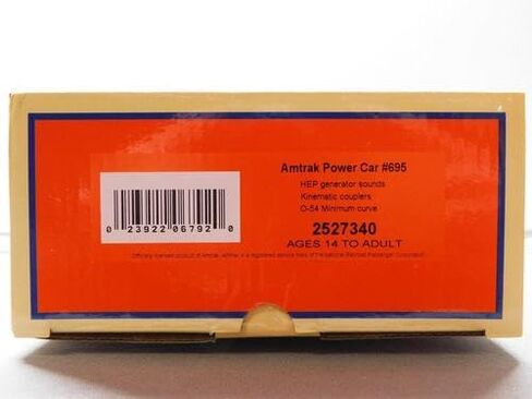 Lionel Amtrak Power CAR #695 Phase I O Gauge 2527340 in Kuwait