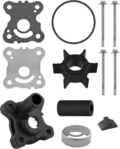 Water Pump Impeller Repair Kit Fit for Honda Outboard 8 9.9 10 15 20HP Boat Motor Engine Parts Cooling System Replace 06193-ZW9-A32 06193-ZW9-A33 06193-ZW9-A34 in Kuwait