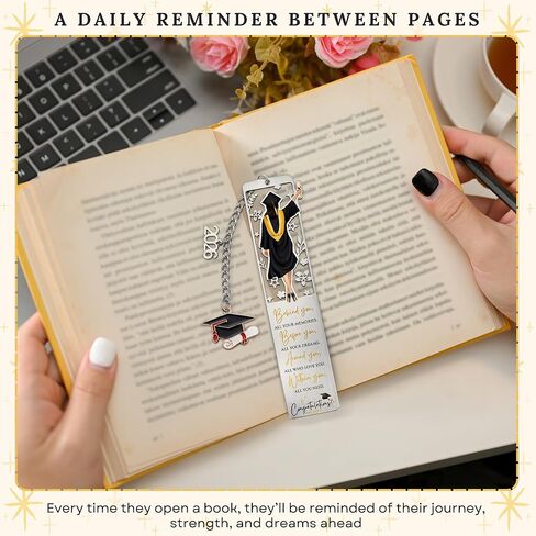 Graduation Gifts - 2026 High School, College Graduation Gifts for Women Her - Gift Ideas for Graduates - Class of 2026 Congrats Grad Inspirational Bookmark with Box in Kuwait