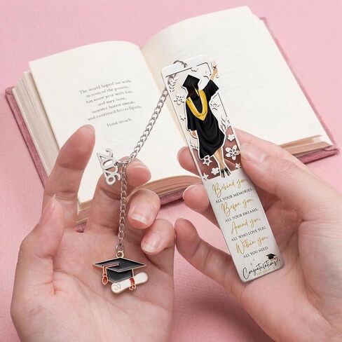 Graduation Gifts - 2026 High School, College Graduation Gifts for Women Her - Gift Ideas for Graduates - Class of 2026 Congrats Grad Inspirational Bookmark with Box in Kuwait