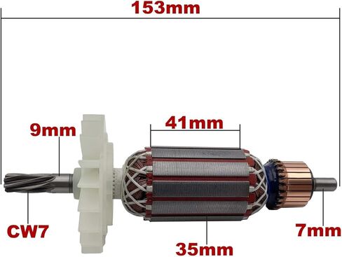 AC220V-240V المحرك الدوار مرساة الجزء الثابت للمطرقة الدوارة GBH2-26 GBH2-26DRE GBH2-26DFR (حديد التسليح) in Kuwait