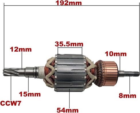 استبدال مرساة المحرك الدوار AC220V-240V للمطرقة الدوارة HR5202 HR5212 in Kuwait