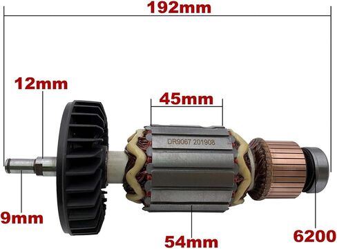 استبدال مرساة المحرك الدوار AC220V-240V لطاحونة الزوايا 9067 9069 in Kuwait