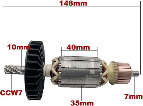 استبدال مرساة المحرك الدوار AC220V-240V لسلسلة المطرقة الدوارة HR2800 HR2810 in Kuwait