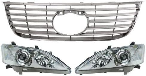 Sawyer Auto Interchange 3 Piece Lighting Kit fits Lexus ES350 2007-2009 Halogen Radar Cruise Models in Kuwait