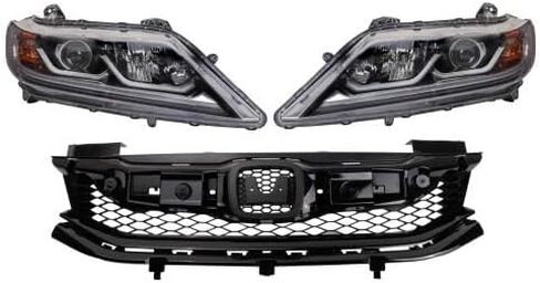 Replacement 3 Piece Lighting Kit designed for Honda Accord 2016-2017 EX Coupe (halogen headlights) in Kuwait