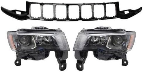 Sawyer Auto OE-Style 3 Piece Lighting Kit fits Jeep Grand Cherokee SRT 2017-2021 with Standard Headlights in Kuwait