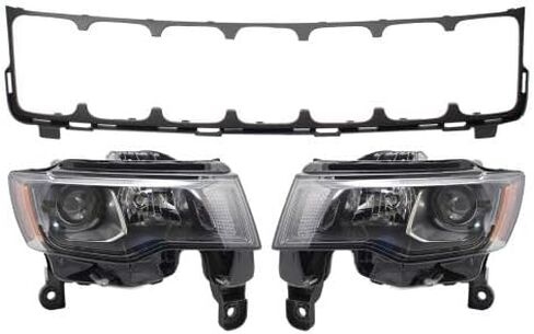 Sawyer Auto OE-Style 3 Piece Lighting Kit fits Dodge Charger 2019-2020 SRT Hellcat (Halogen) without Adaptive Cruise Control in Kuwait