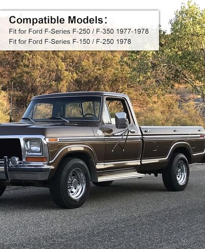 طقم خرطوم حشو الغاز والتهوية مناسب لفورد F-150 1975-1978 F-250 F-350 1973-1978 بيك اب سوبر كابينة قياسي مع خزان منتصف السفينة، مجموعة خرطوم عنق حشو خزان الوقود للشاحنة استبدال D5TZ-9047D in Kuwait