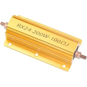 200W RX24 0.1~1K 0.15 0.2 0.5 1 2 4 6 8 10 15 20 100 150 200 300 400 1Kohm Aluminum Power Metal Shell Case Wirewound Resistor(1.5R) in Kuwait