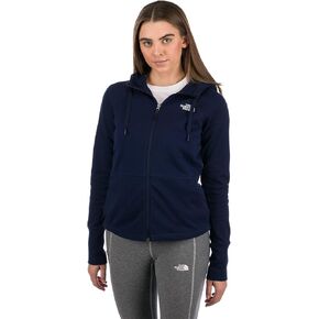 سترة بغطاء للرأس بسحاب كامل للنساء من THE NORTH FACE Eco Ridge Reardon، مقاس X-Large in Kuwait