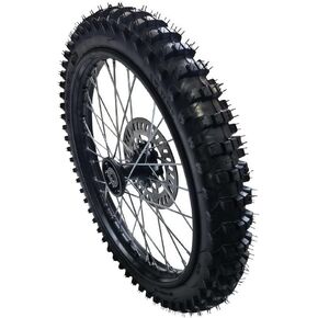 14" Front Wheel Rim Tire Assembly for 50cc 110cc 125cc Dirt Bike tao TTR SSR CRF Apollo 12mm Axle Includes 190mm Steel Brake disc 60/100-14 Tire Tube in Kuwait