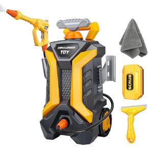 Kids Pressure Washer Toy, Outdoor Car Wash Playset for Patio Lawn Garden, Self Powered Water Pressure Washer Toy, Ages 3+, Gifts for Boys and Girls in Saudi Arabia