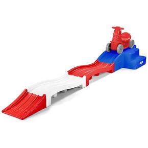 Simplay3 Deluxe Expandable Roller Coaster with Tracks, Downhill Race Track for Growing Kids, Indoor Outdoor Toddler Ride On Toy, Ages 2-5 Years in Saudi Arabia