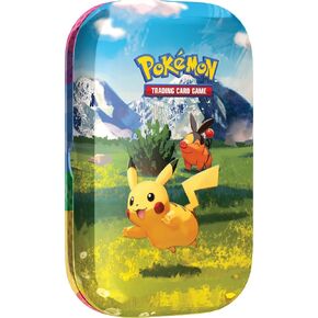 Pokemon TCG: Mega Evolution—Ascended Heroes Mini Tin: Pikachu & Tepig (1 Sticker Sheet, a Pokémon Art Card & 2 Booster Packs) in Kuwait