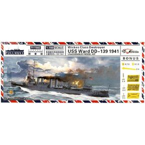 FLYHAWK Flyhawk Model FH1106S 1/700 Wicks Class Destroyer USS Ward DD-139 1941 Deluxe Edition Etched Part in Saudi Arabia