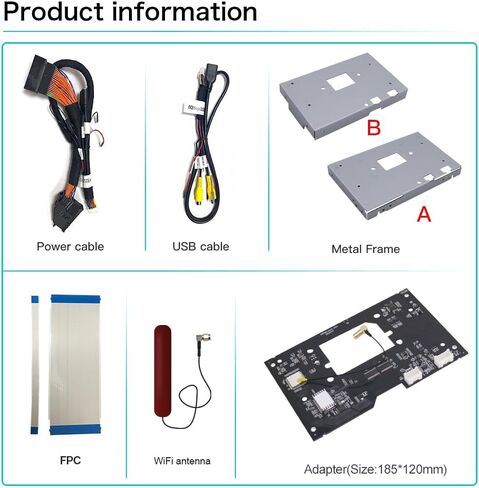 Wireless Carplay/Android Auto Car Modification Module for Ford Sync2 Focus Explorer Fiesta C-Max Edge F-150 Fusion Fiesta Transit Support Mirrorlink and OEM Car Functions in Kuwait