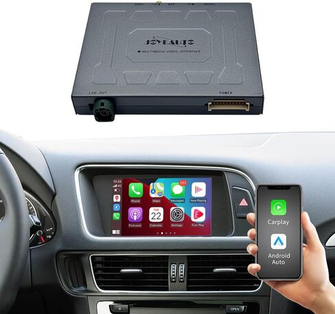 جهاز فك الترميز اللاسلكي Carplay Android Auto التحديثي لأودي 2010-16 A4L/A5/Q5 MMI & 2010-11 A6/A7/A8/Q7 c6Wireless CarPlay OEM ترقية دعم مرآة وصلة الكاميرا USB التحكم في عجلة القيادة WZAU-5 in Kuwait
