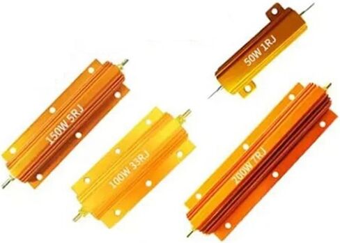 RX24 500 واط الألومنيوم الطاقة معدن شل حالة Wirewound المقاوم 0.1 0.15 0.22 0.33 0.4 0.47 0.5 0.8 1 1.5 2 2.2 3 3.3 4 4.7 5 6 أوم (RX24 500W 30K 1 قطعة) in Kuwait