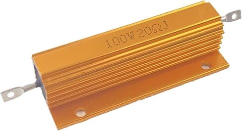 RX24 100W 0.01R-200K الألومنيوم الطاقة معدن شل حالة Wirewound المقاوم 0.03R 0.08R 0.2R 0.5R 1R 1.8R 2R 3.3R 4.7R 1.8K 2K أوم (7.5R) in Kuwait