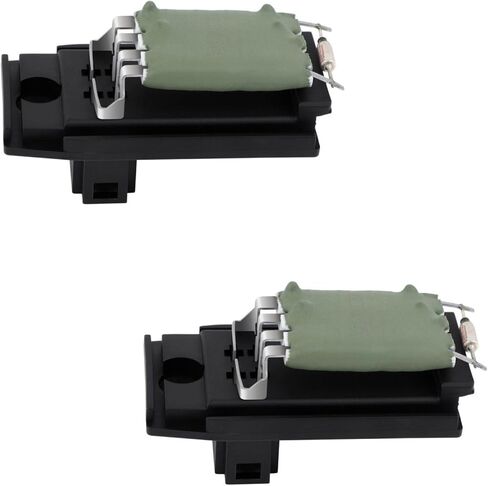 2 Set of - for Ford for Contour 2.0L/2.5L 97-00 for Focus 2.0L 00-07 & 2.3L 03-07 for Transit Connect 2.0L 10-13 & 11-12 Heater HVAC Blower Motor Resistor Assembly, simple installation in Kuwait