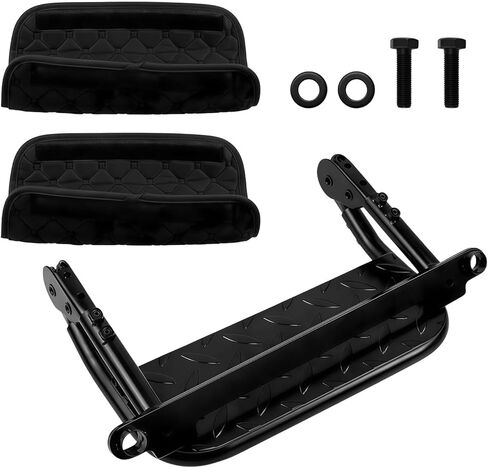 Vehicle Footrest Folding Heavy Duty Tire Step for Campers Truck SUV Universally Adjustable Wheel Steps Mounted Step for Truck in Kuwait