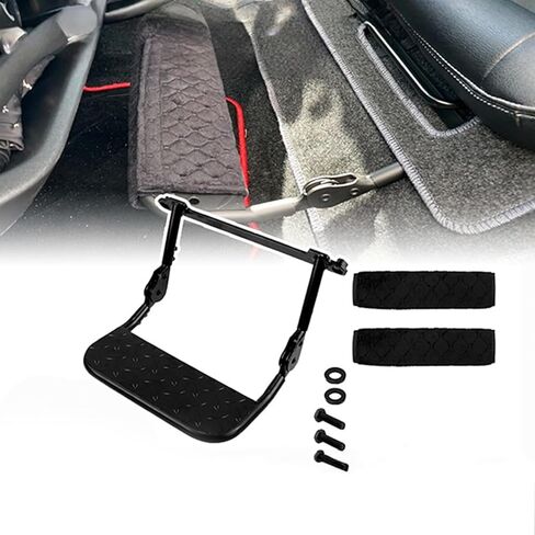 Vehicle Footrest Folding Heavy Duty Tire Step for Campers Truck SUV Universally Adjustable Wheel Steps Mounted Step for Truck in Kuwait