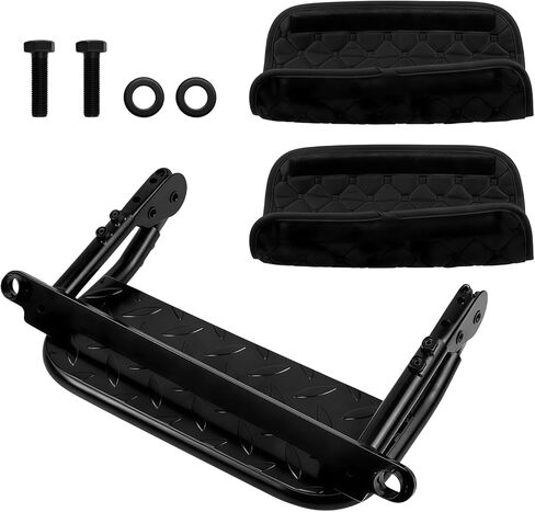 Vehicle Footrest Folding Heavy Duty Tire Step for Campers Truck SUV Universally Adjustable Wheel Steps Mounted Step for Truck in Kuwait