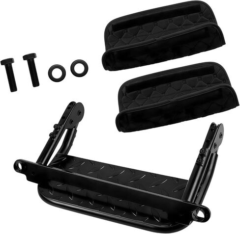 Vehicle Footrest Folding Heavy Duty Tire Step for Campers Truck SUV Universally Adjustable Wheel Steps Mounted Step for Truck in Kuwait