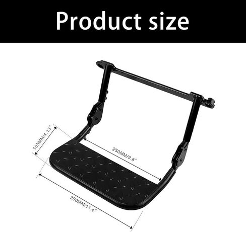 Vehicle Footrest Folding Heavy Duty Tire Step for Campers Truck SUV Universally Adjustable Wheel Steps Mounted Step for Truck in Kuwait
