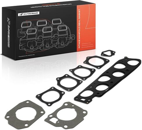 A-Premium Upper Fuel Injection Plenum Gasket Set Compatible with Honda Accord 1998-2002 & Acura CL 1997-1999, 3.0L in Kuwait