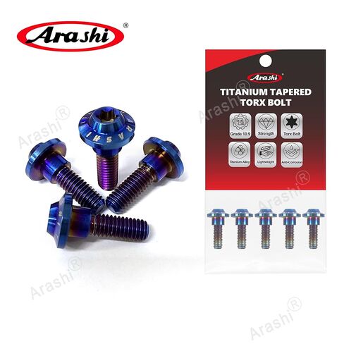 Arashi 12 Pcs M6x20mm Titanium Alloy Front Brake Disc Rotors Mounting Bolts Screws for Suzuki GSXR 600 2008-2017 750 2008-2018 1000 2009-2023, GSX-R1000 ABS 17-23, GSX-R1000 R A Z 18-23, Blue in Kuwait