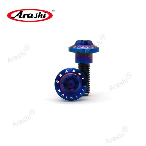 Arashi 12 Pcs M6x20mm Titanium Alloy Front Brake Disc Rotors Mounting Bolts Screws for Suzuki GSXR 600 2008-2017 750 2008-2018 1000 2009-2023, GSX-R1000 ABS 17-23, GSX-R1000 R A Z 18-23, Blue in Kuwait