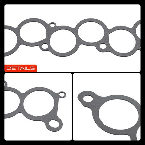 A-Premium Upper Fuel Injection Plenum Gasket Set Compatible with Lexus, Toyota - ES300 92-03, RX300 99-03, Avalon 1995-2004, Camry 1992-2006, Highlander 2001-2003, Sienna 1998-2003, Solara 1999-2003 in Kuwait