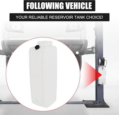 Oil Reservoir Tank Replacement For DURO Lift For White Oil Container Lift Motor Auto Lift Power Unit Compatible with Prokar, Eagle,Tuxedo Lift & Strong Arm,Pro Line,Iron Horse. in Kuwait