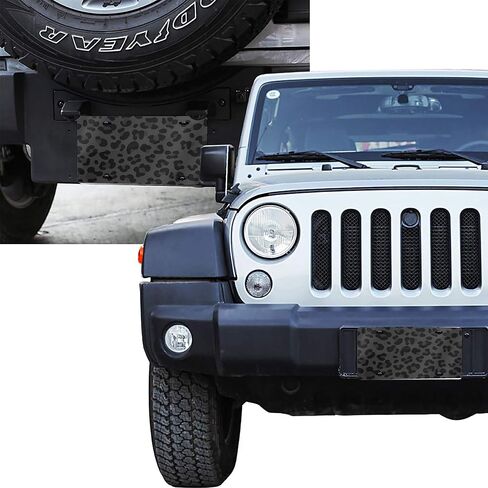 Black Cheetah Leopard License Plate Car Front License Plates with 4 Holes Funny Aluminum Metal for Car Accessory Novelty Vanity Tag for Us Canada License Plate Men Women Made in USA 6 * 12 in in Saudi Arabia