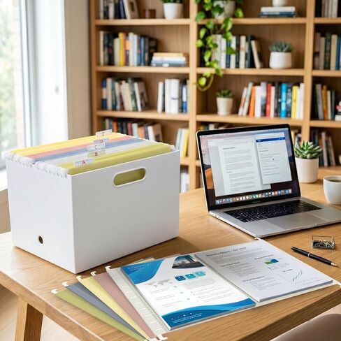 10 عبوات من مجلدات الملفات البلاستيكية المعلقة، مقاس الحروف (8.5 بوصة × 11 بوصة)، ألوان متنوعة مع عروات مقاس 1/5 قطع. تتضمن 10 بطاقات ملصقات شفافة و10 ملصقات لاصقة - مثالية للمكتب وخزائن الملفات in Kuwait