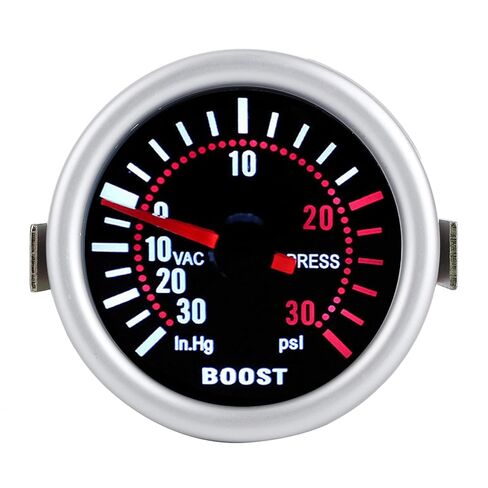 مقياس ضغط توربو 52 مم من aqxreight - 30-30PSI دقة عالية مع قرص بإضاءة خلفية لمعظم المركبات 12 فولت in Kuwait