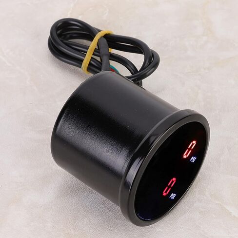 Generic Boost Gauge Boost Gauge Electric Oi 2in 52mm Car PSI Pressure LED Digital Display Ride Sensor Kit for Accurate Monitoring in Kuwait